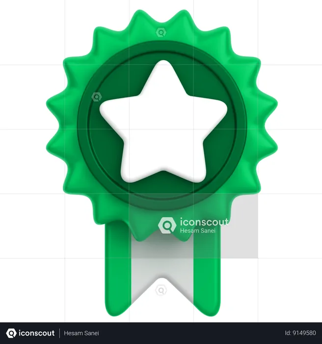 Insigne de qualité  3D Icon