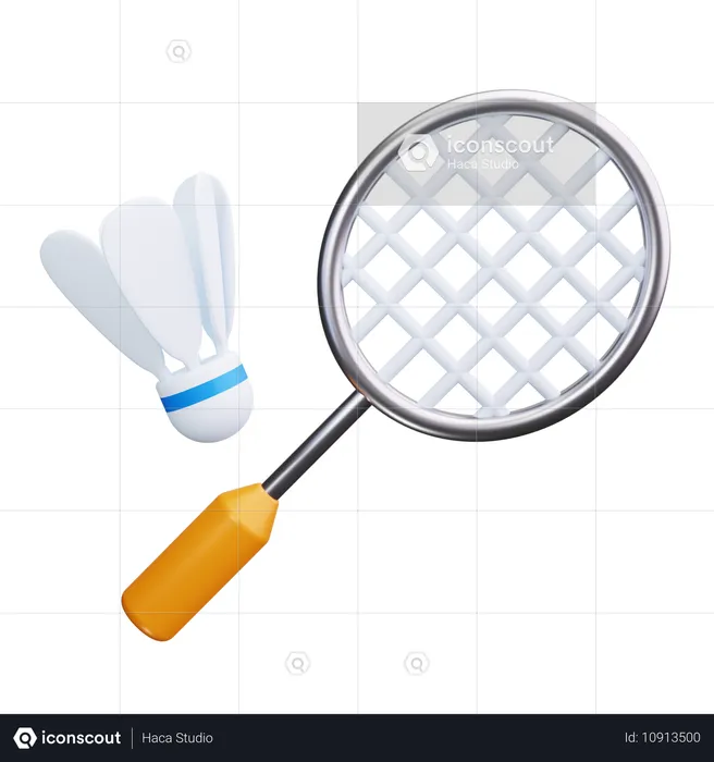 Bádminton  3D Icon