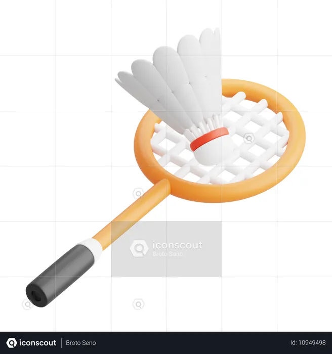 Badminton  3D Icon