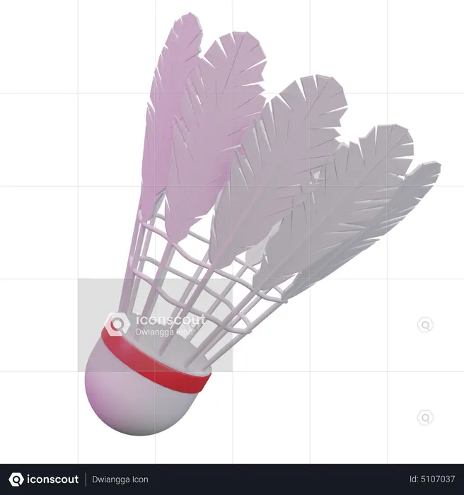 Badminton  3D Icon