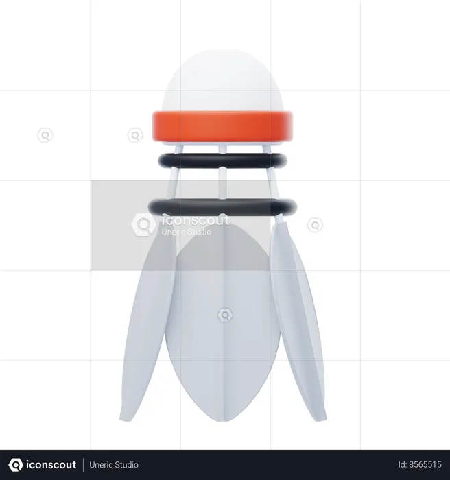 Badminton  3D Icon