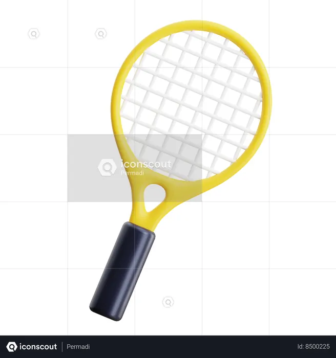 Badminton Racket  3D Icon