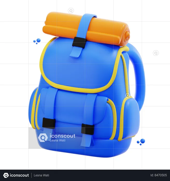 Bagpack  3D Icon