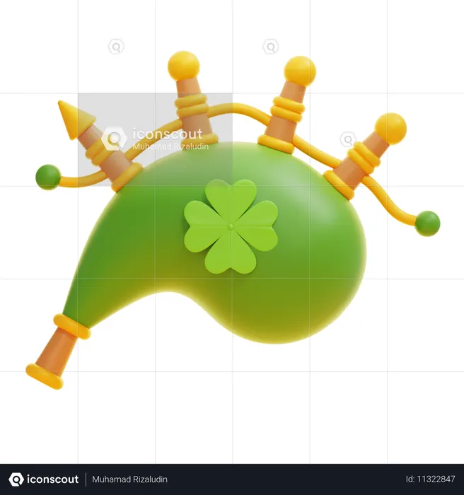 BAGPIPES  3D Icon