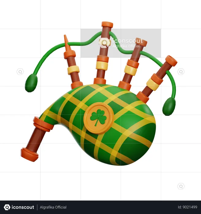 Bagpipes  3D Icon