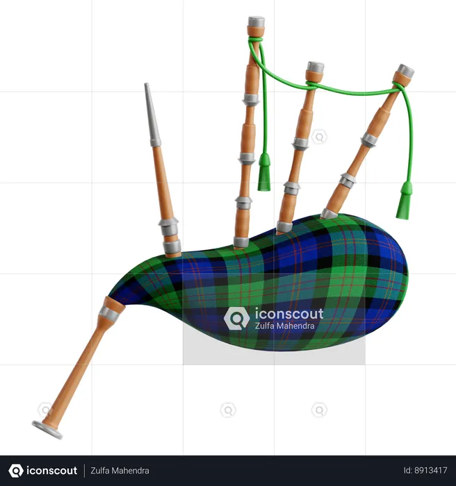 Bagpipes  3D Icon