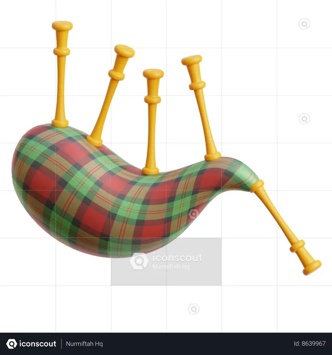 Bagpipes  3D Icon