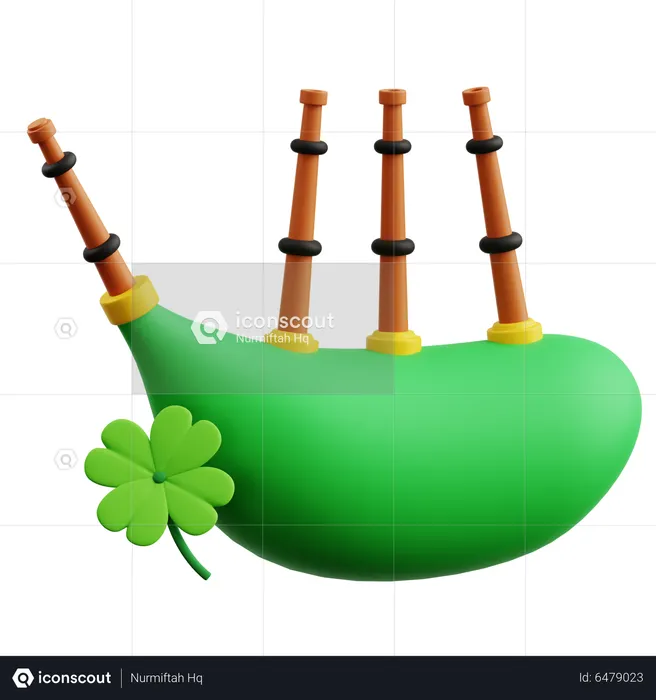 Bagpipes  3D Icon