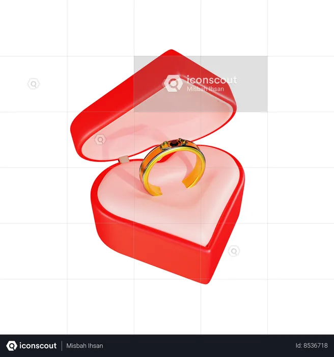 Bague de fiançailles  3D Icon