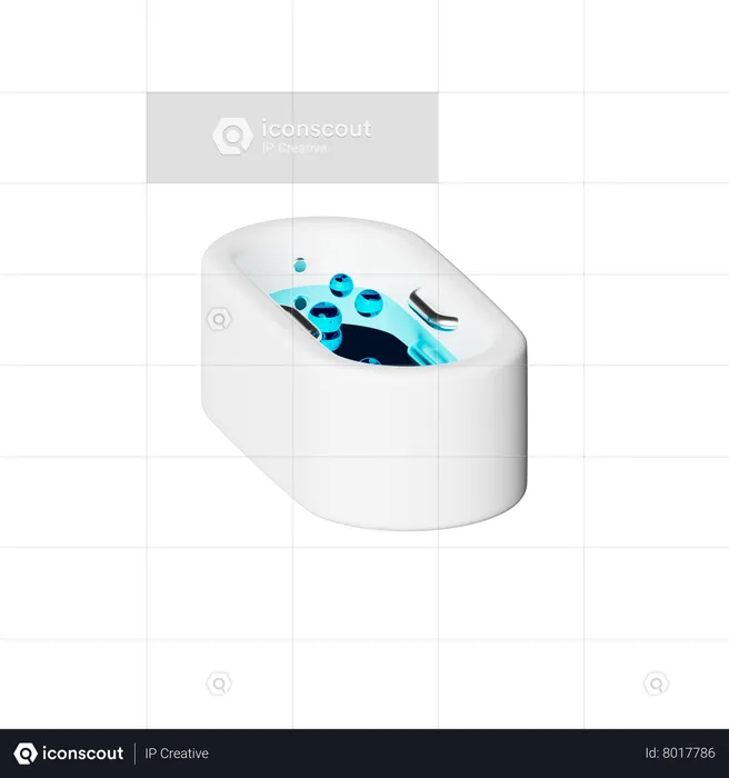 Baignoire  3D Icon