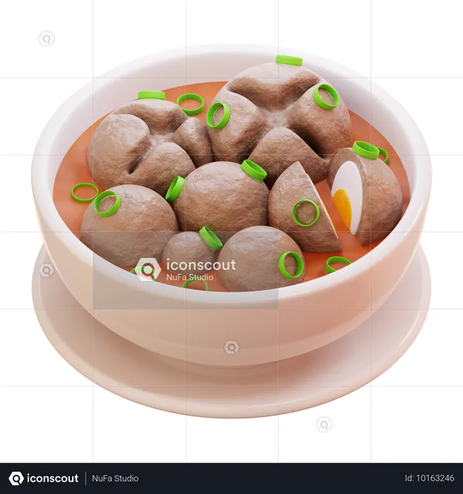 BAKSO  3D Icon