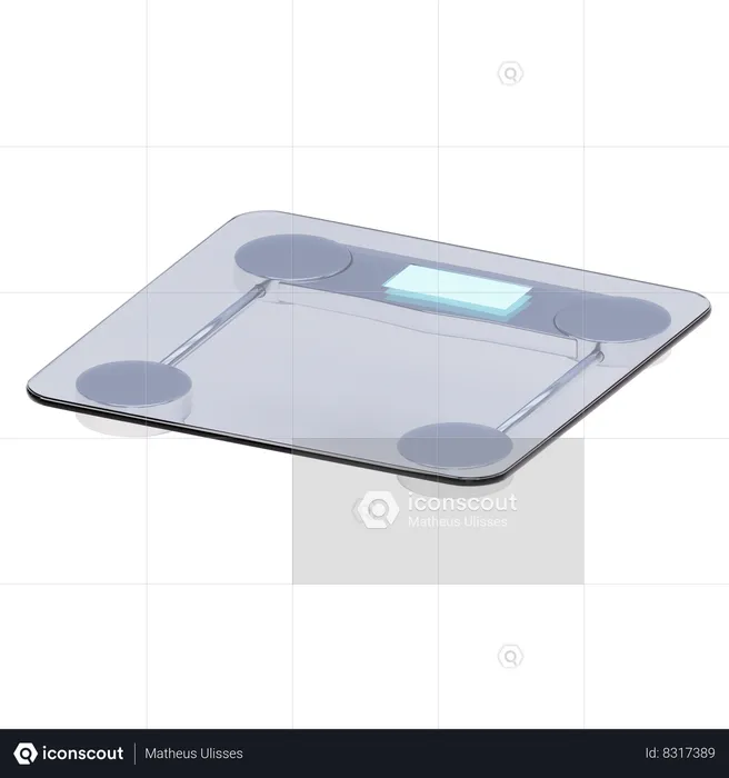 Escala de peso  3D Icon
