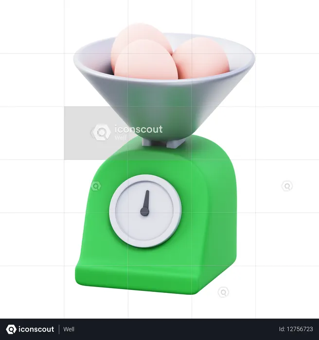 Balança de peso  3D Icon