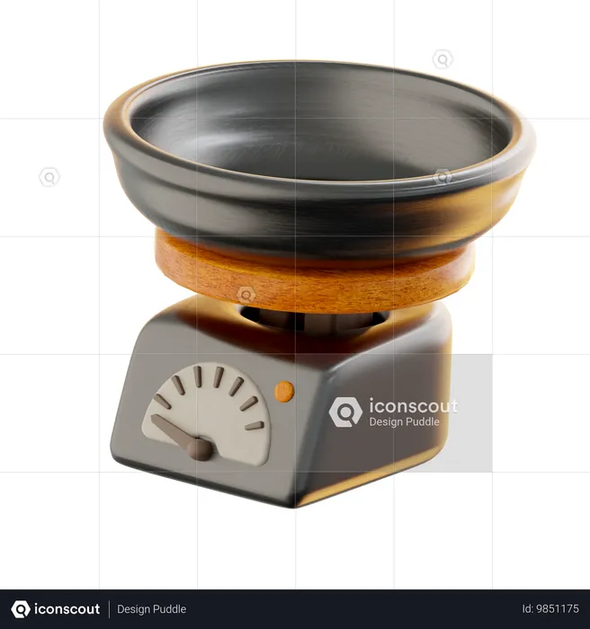 Balança de cozinha  3D Icon