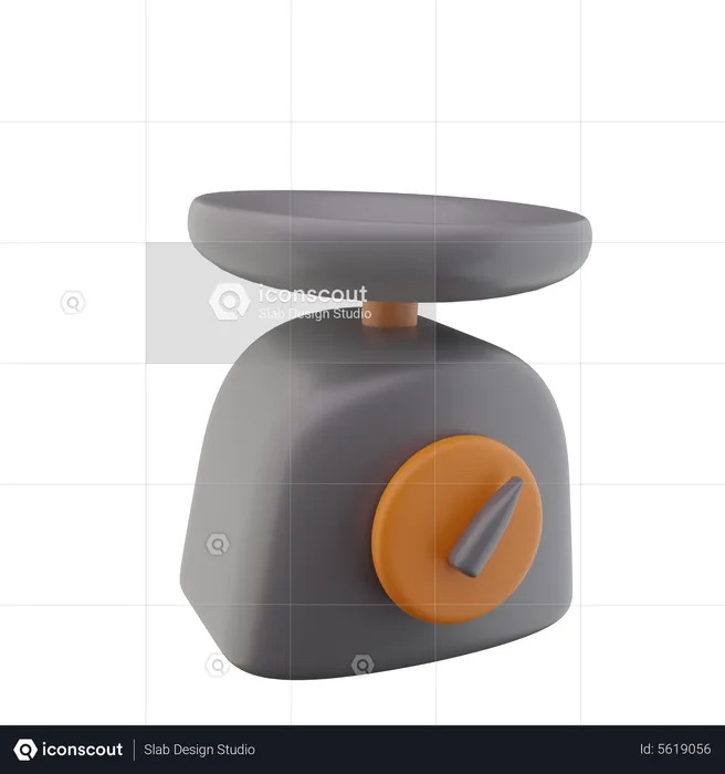 Balança de cozinha  3D Icon