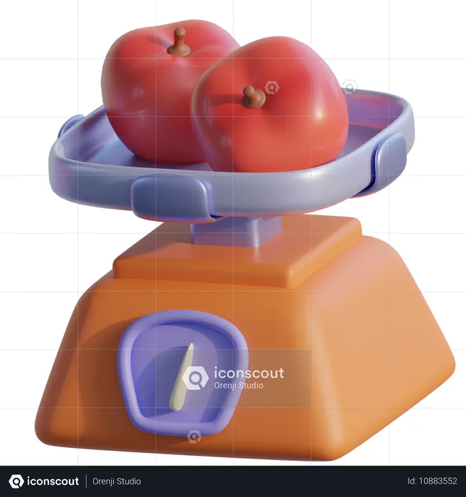 Balança de mercearia  3D Icon