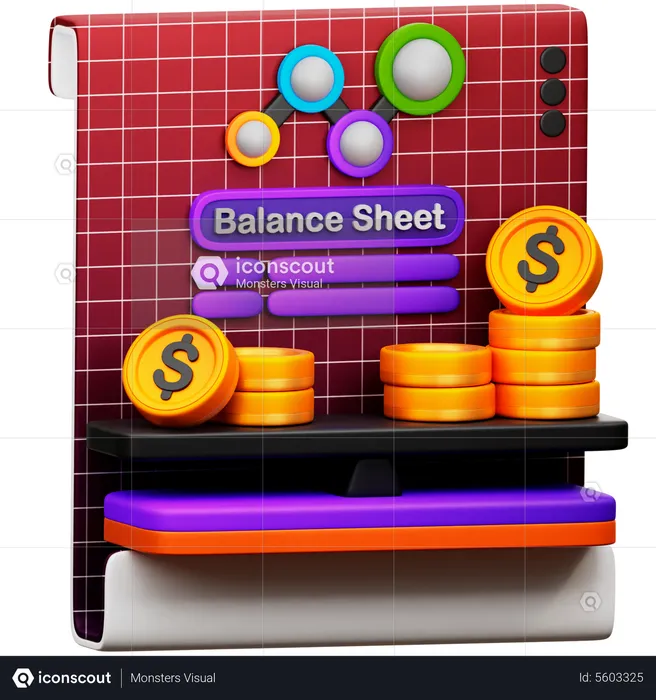 Balance Sheet  3D Icon
