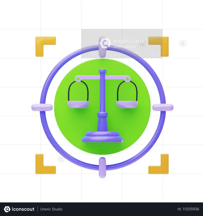 Balance Target  3D Icon