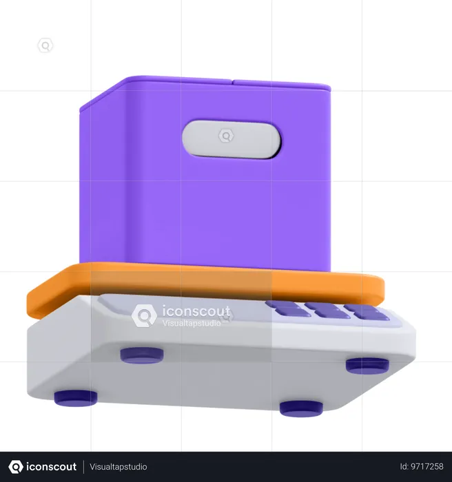 Balances à colis  3D Icon
