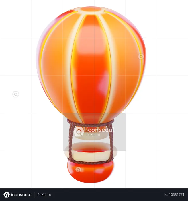 Balão de ar  3D Icon