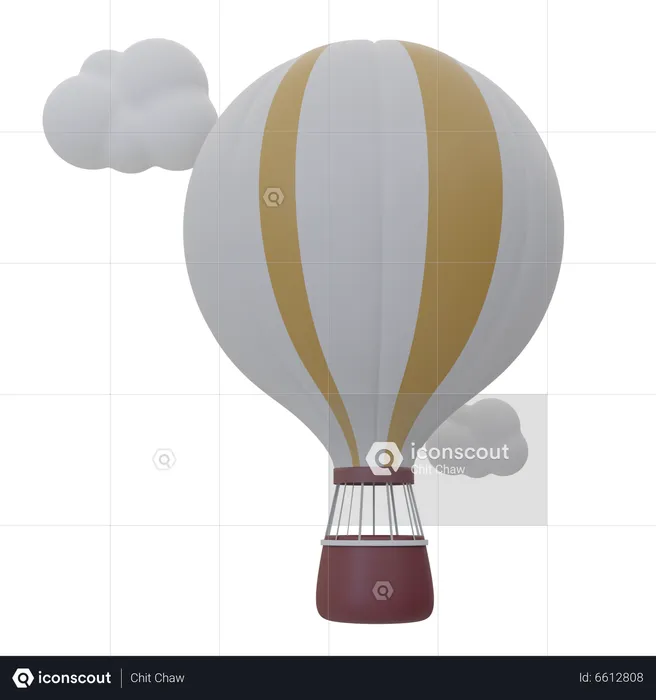 Balão de ar  3D Icon