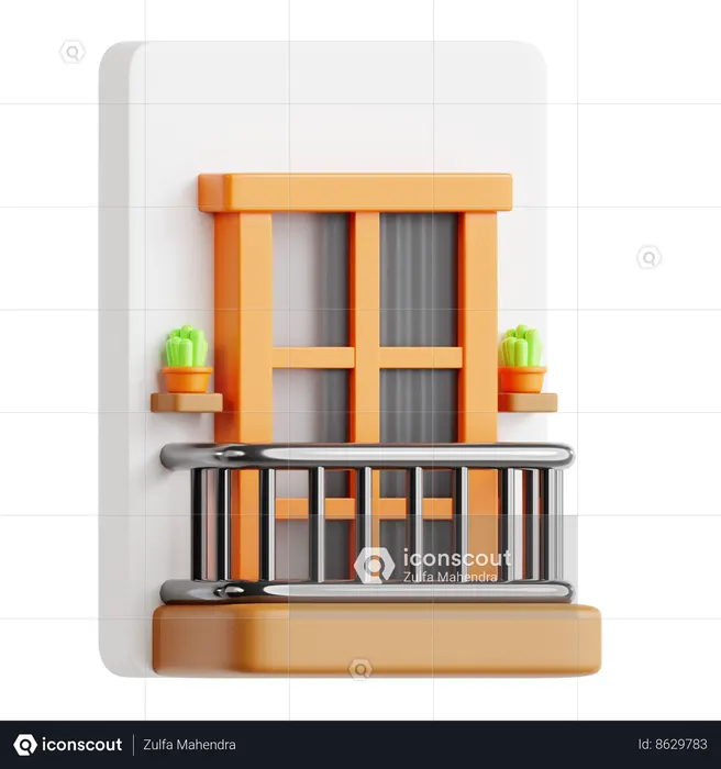Balcony  3D Icon