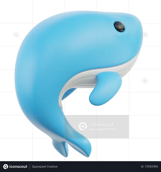 Baleine  3D Icon