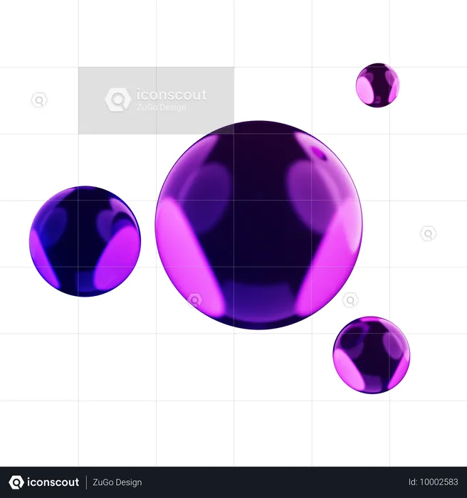 Ball Abstract Shape  3D Icon