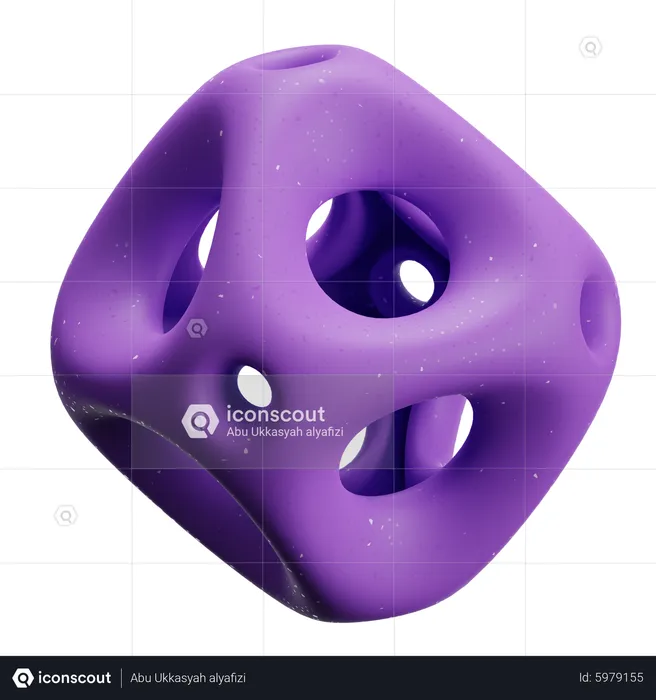 Ball Abstract Shape  3D Icon