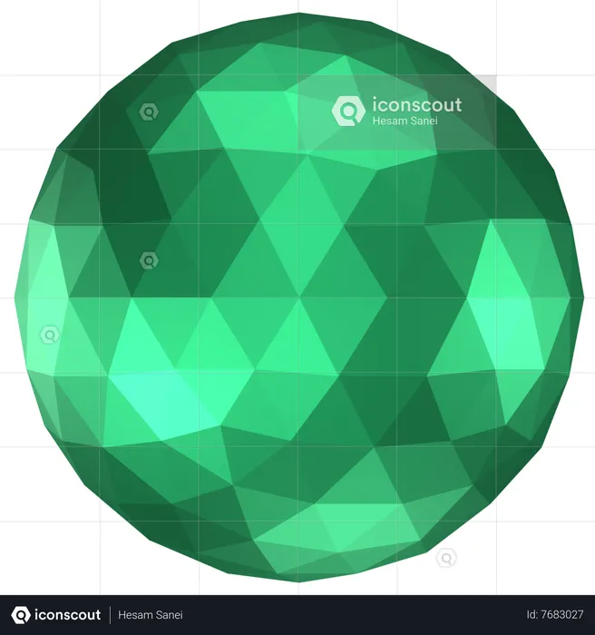 Ball Abstract Shape  3D Icon