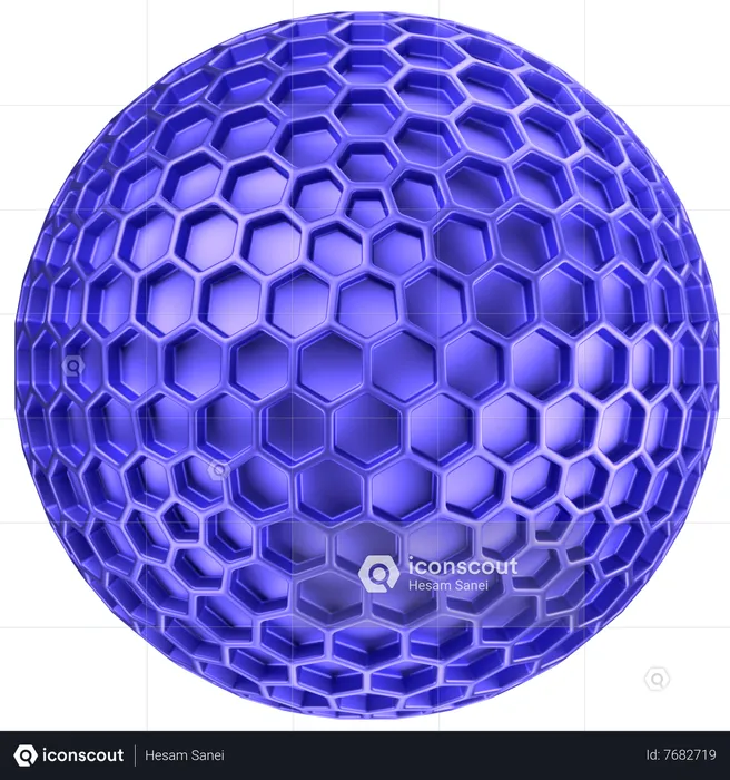 Ball Abstract Shape  3D Icon