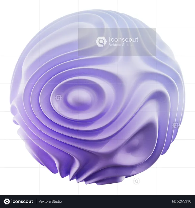 Ball Abstract Shape  3D Icon