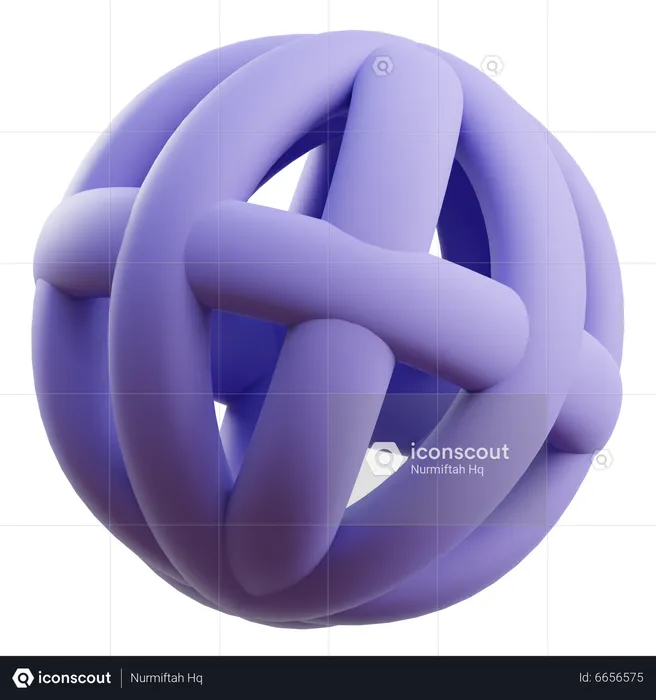 Kugel, abstrakt, form  3D Icon