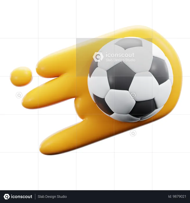 Ball kick  3D Icon