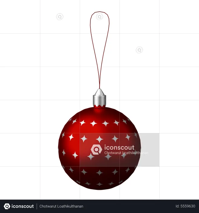 Ball Ornament  3D Icon
