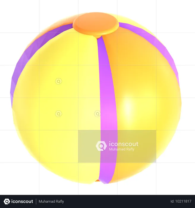 Ball spielen  3D Icon