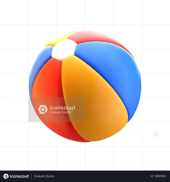 Balle de caoutchouc  3D Icon