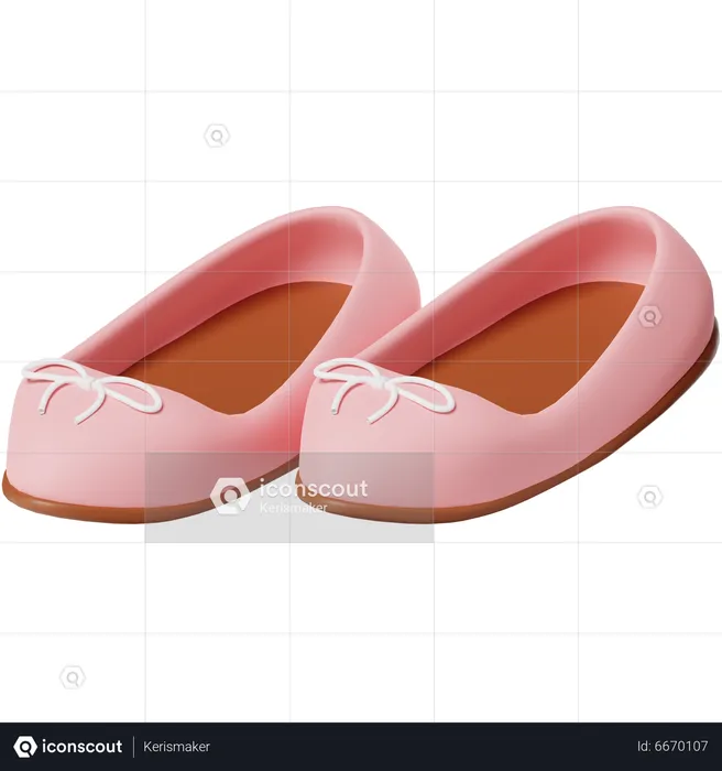 Ballerinas  3D Icon