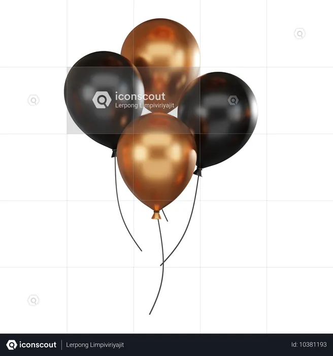 Ballon  3D Icon