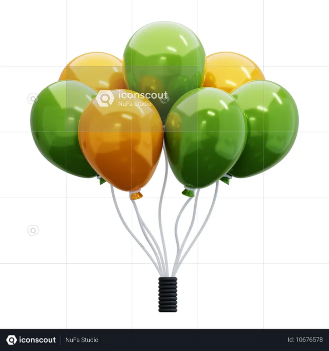 Ballon  3D Icon