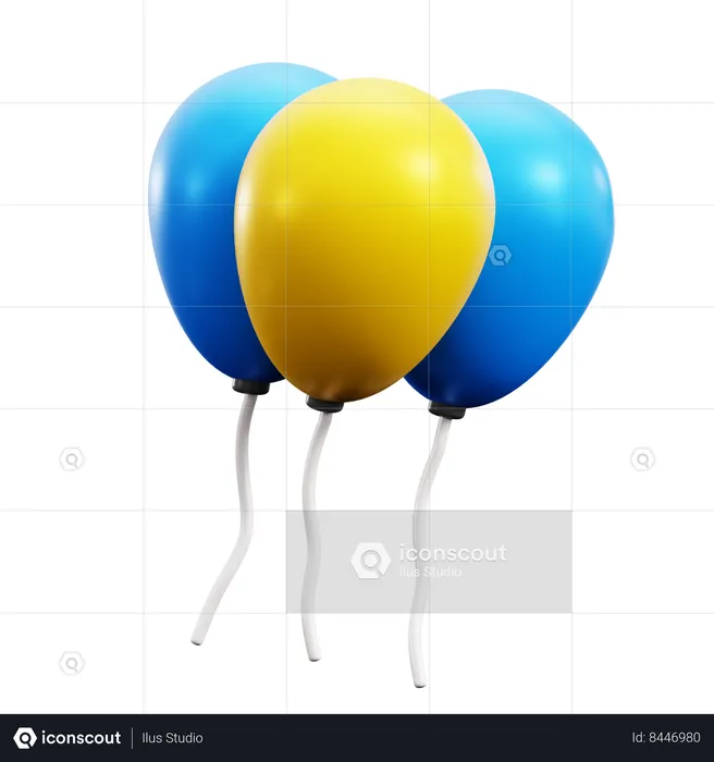 Ballon  3D Icon