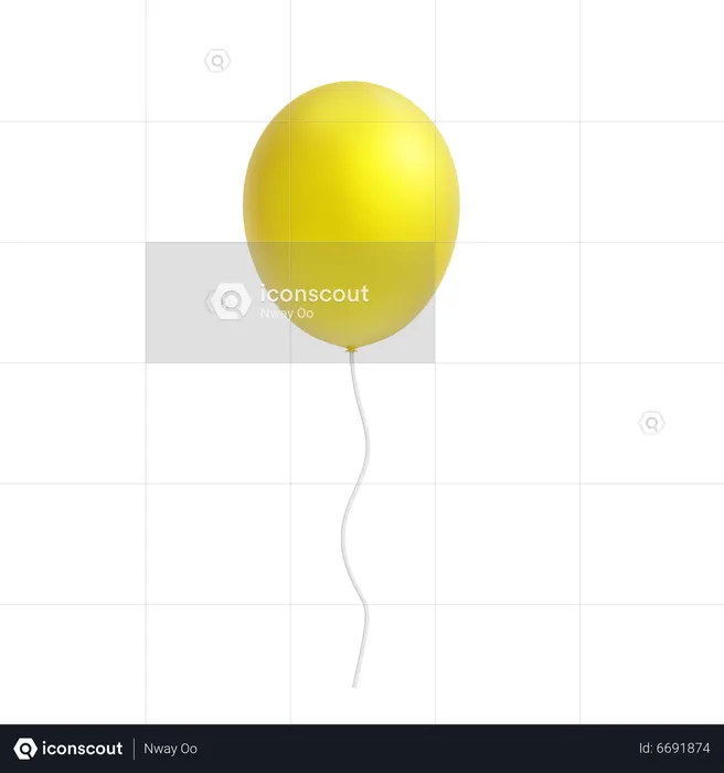 Ballon  3D Icon