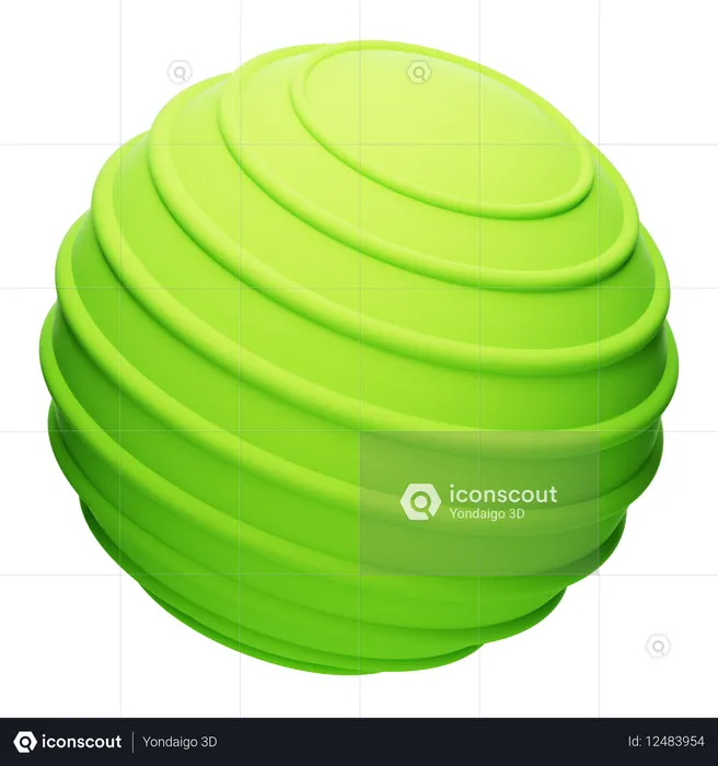Ballon de fitness  3D Icon