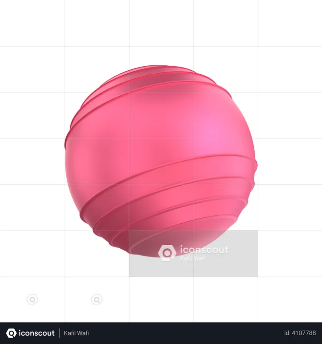 Ballon de fitness  3D Illustration