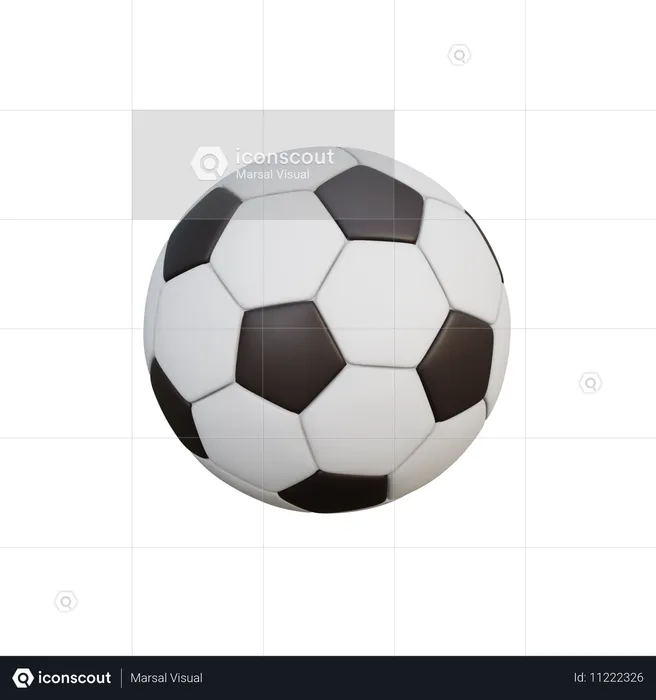 Ballon de football  3D Icon