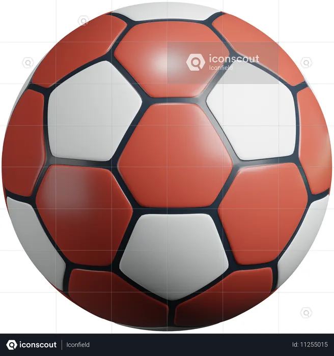 Ballon de football  3D Icon