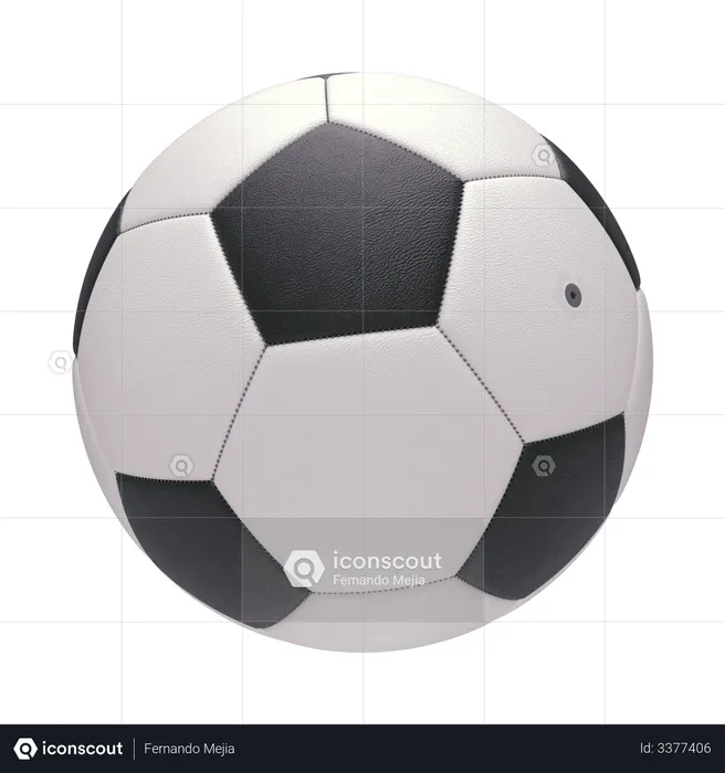 Ballon de football  3D Illustration