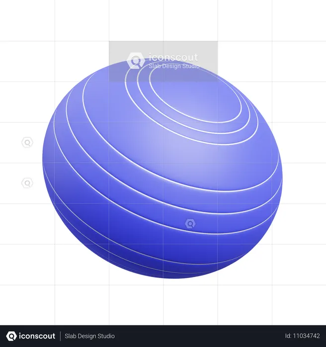 Boule de gazon  3D Icon