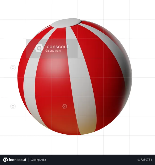 Ballon de plage  3D Icon