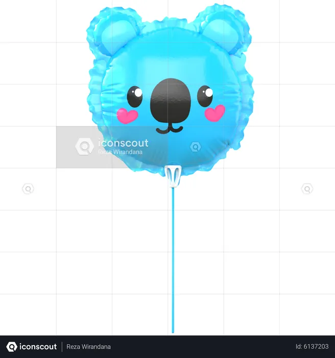 Ballon koala  3D Icon